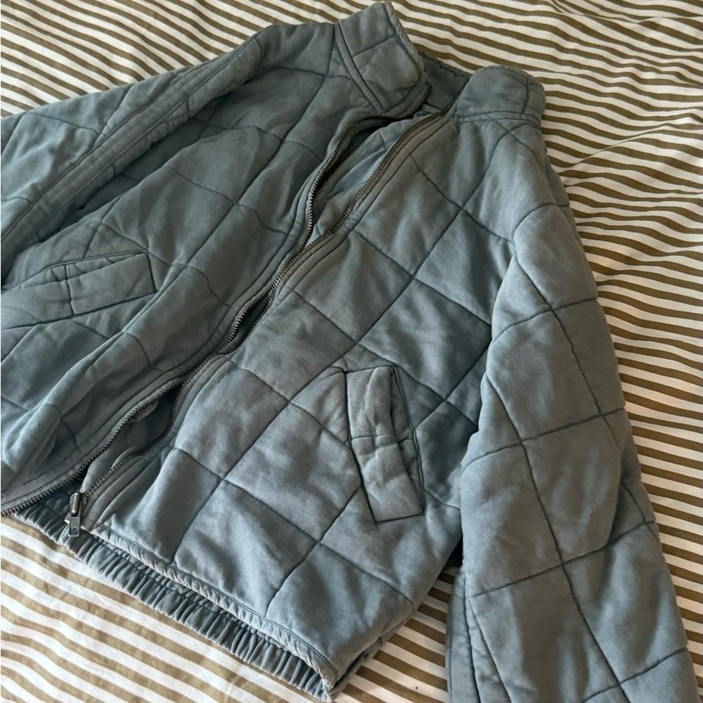 Free People Dolman Jacket - Slate Blue
